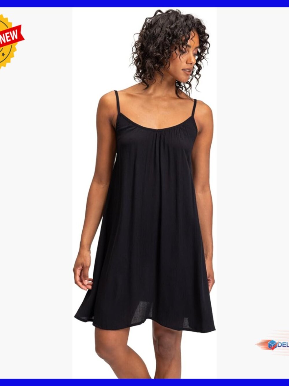 Midi Maxi Dress with Fitted Bodice and Flowy Skirt for Beach Cover-Up